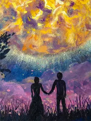 星河灿烂爱意不止下一句