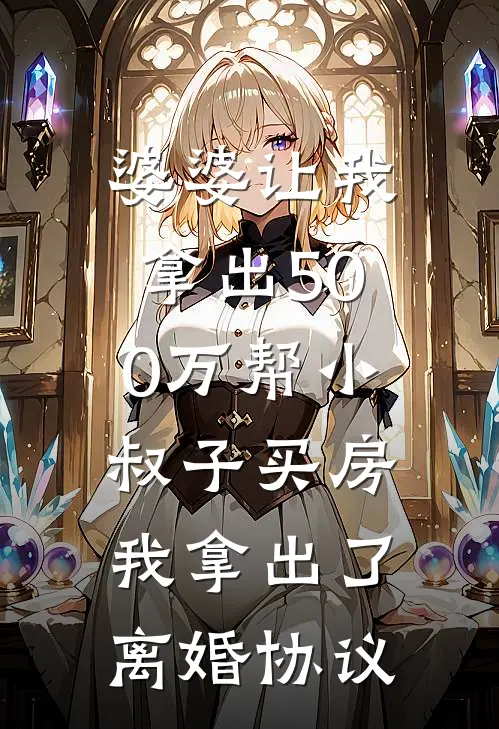 婆婆让我拿出500万帮小叔子买房，我拿出了离婚协议