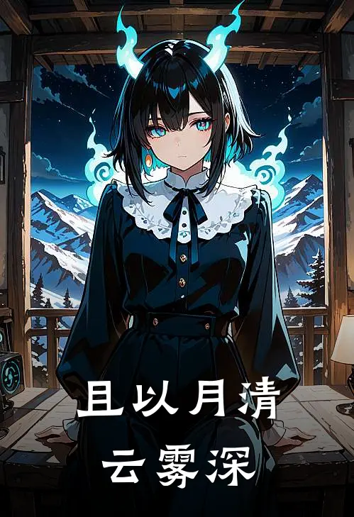 且以月清云雾深