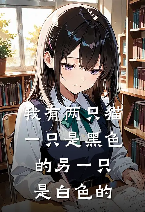 我有两只猫一只是黑色的另一只是白色的
