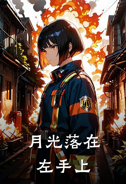 月光落在左手上